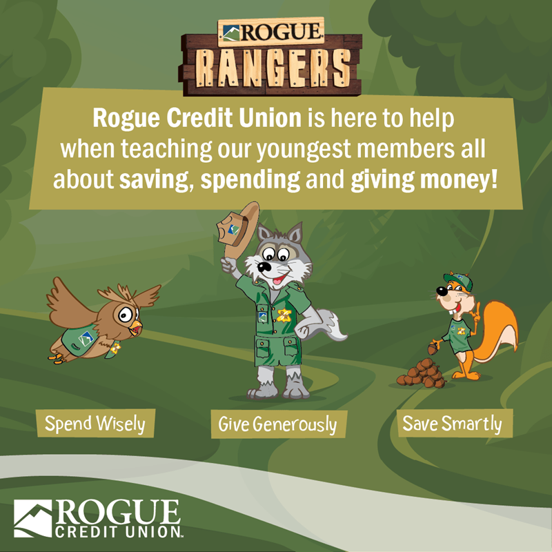 Rogue Rangers here to help kids about saving, spending and giving
