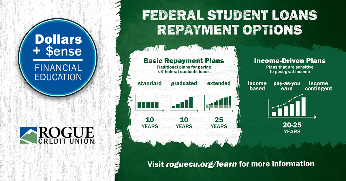Standard repayment vs income driven repayment for student loans.