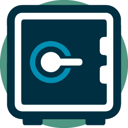 secure safe icon