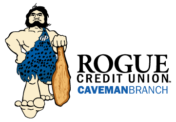 caveman rogue student branch logo