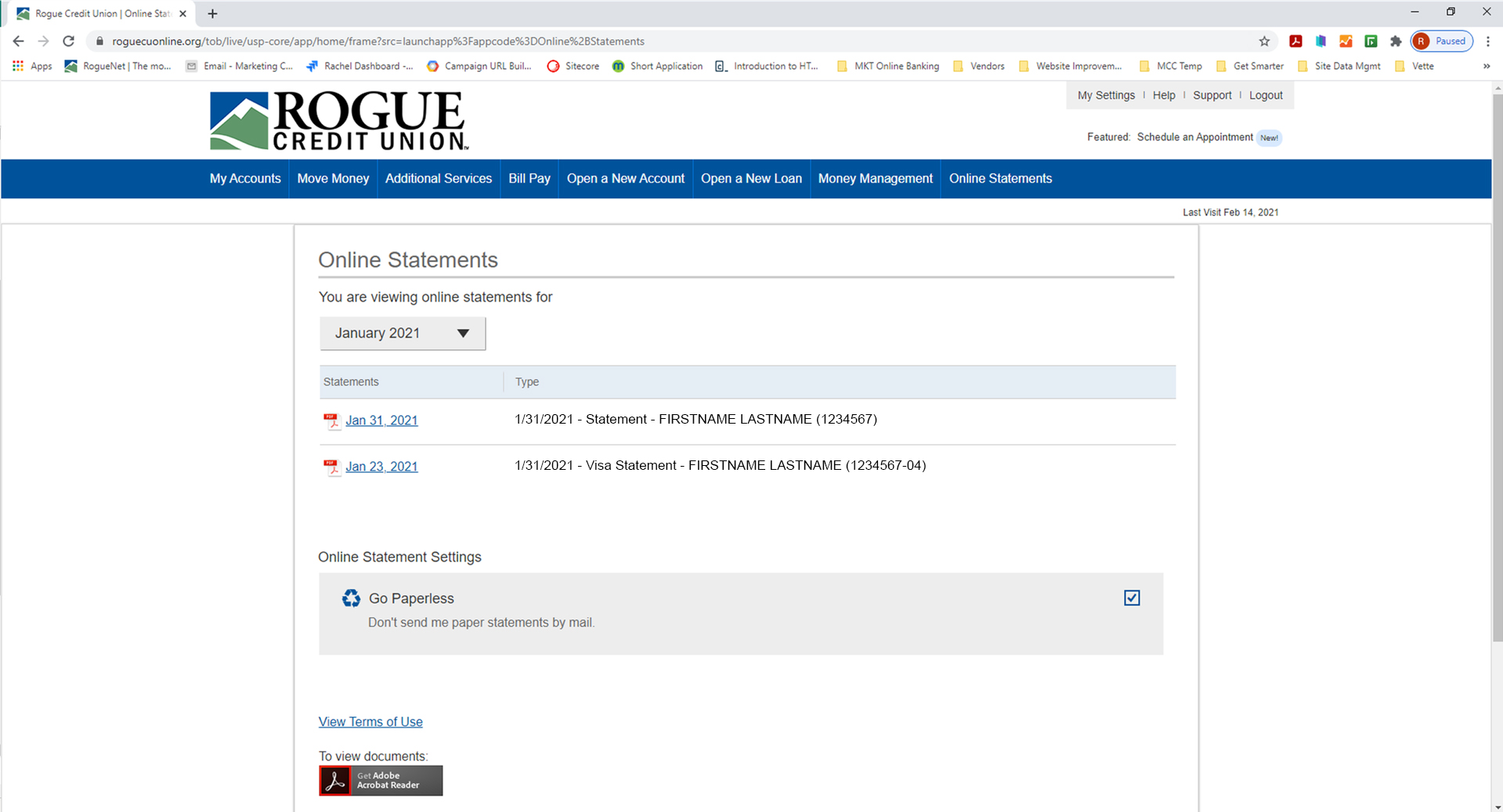 Rogue Credit Union Login Login Pages Info