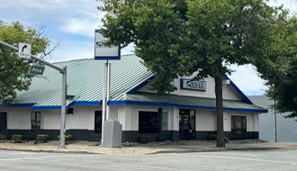 Outdoor photograph of the Downtown Redding branch.