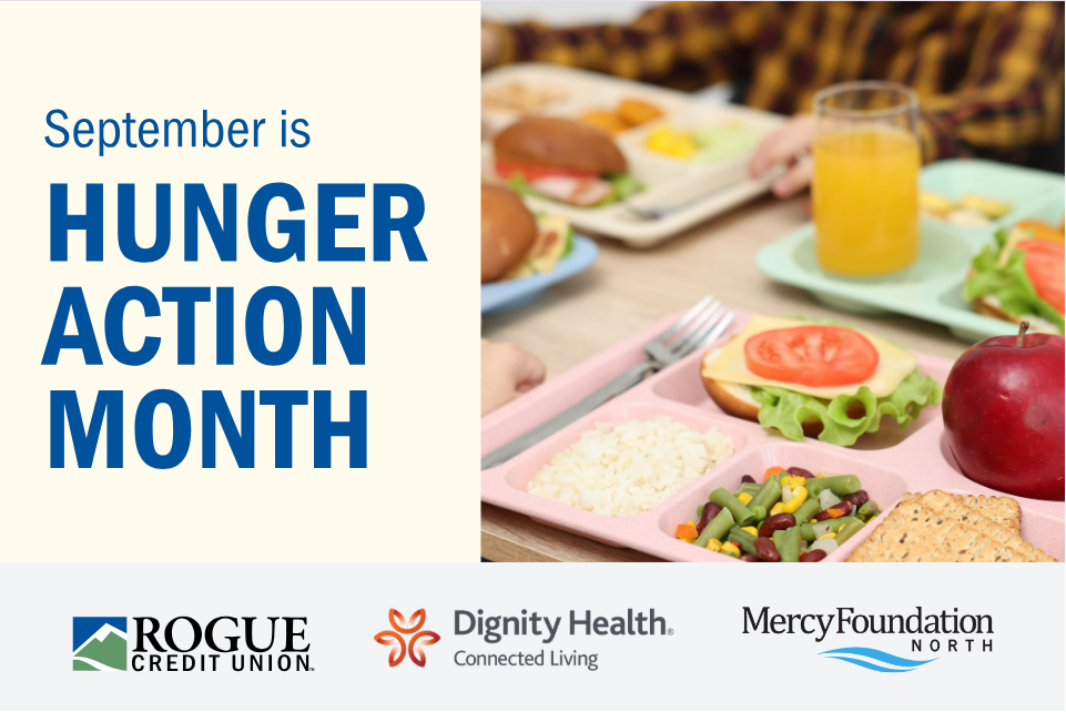 September is Hunger Action Month. Help Fight Hunger in Shasta County.